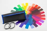 在飛比找Yahoo!奇摩拍賣優惠-呈現攝影-SAMARK 閃光燈濾色片20色套組 通用型濾色片