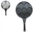 Black Cartoon Versatile Non-Stick Frying Pan (27cm) - Induction Ready Skillet f