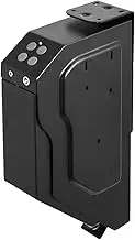 Gun Safe,Mini Gun Safe,3 in 1 Gun Safes Fingerprint Biometric and Spare Key Lock, Steel Security Gun Fingerprint Safe,Combinationlock