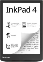 PocketBook InkPad 4 Eye-Friendly Audio E-Book Reader large 7.8ʺ E-Ink Display