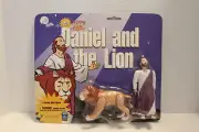 Vtg Daniel and the Lion Children's Discovery Bible Action Figures New Old Stock!
