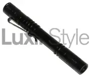 1W LED Pen Flashlight Aluminum Clip 80lm Worklight Torch Camping Fishing Hiking