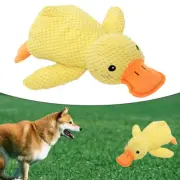 45cm Plush Duck Dog Toy Pillow Dog Duck Teething Toy Quacking Sound Pet Supplies