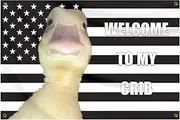 Welcome To My Crib Flag | Funny Tapestry For Bedroom - Home Decoration, 60x90cm/23.62x35.43 Inch Dangling Duck Flag Ornament For Birthdays, Holidays Or Anniversaries