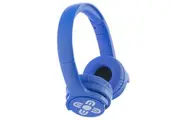 Moki Brites Wireless Bluetooth Adjustable Headphones Over-Ear Headset w Mic Blue