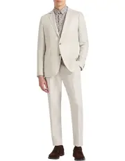 [Marcs] Harper Tailored Linen Pant in Flax Melange