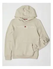 [Tommy Hilfiger] Essential Terry Hoodie (8-16 Years) in Brown