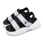 adidas Mehana Sandal J Core Black Grey Cloud White Kids Preschool Casual ID7910