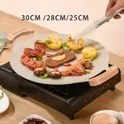 Korean BBQ Grill Barbecue Grill Plate Accessories Nonstick Griddle Grill Pan for