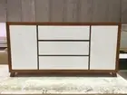 THB-032 Local Make Tassie Oak & High Gloss Buffet Sideboard