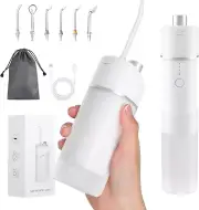 Retractable Water Flosser, Cordless Water Oral Irrigator for Dental&Oral Health,