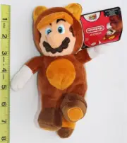 Tanooki Mario Super Mario 3D Land Plush Brand New Tags Raccoon 2013 Nintendo