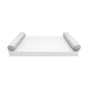 |COVER ONLY| STYLE 5 Full Bolster Pillow Daybed Porch Swing Pipe Trim AD105