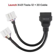 Launch X431 Car OBD2 20 Pin Detection Adapter For Tesla Model X / S