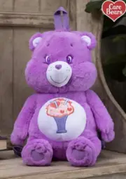 Care Bears Share Bear Plush Backpack New