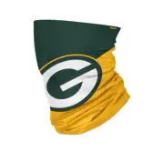 Foco Green Bay Packers NFL Team Gaiter Scarf Face Mask Head Covering