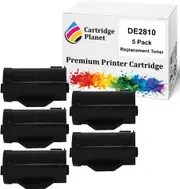 5 Pack Compatible Toner Cartridge for Dell H815 H815dw S2810 S2810dn S2815 S2815dn (6,000 Pages)