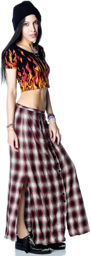 [UNIF] Fire Crop Tee