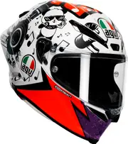 AGV Pista GP RR Guevara Motegi 2022, full face helmet , color: Matt White/Black/Red , size: XXL