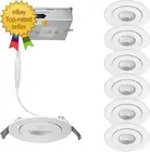 Lotos 6In LED round Adjustable 5-CCT Selectable 2700K-3000K-3500K-4000K-5000K