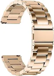 [AEHON] Quick Release Metal Chain Watch Bands, Stainless Steel Link Watch Strap Bracelet 18mm, 19mm, 20mm, 22mm For Men Women