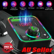 Car Bluetooth FM Transmitter Wireless USB Charger MP3 Player Handsfree RL