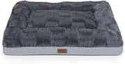 Kazoo Dark Cloud Comfort Dog Bed, Grey/Black, X-Large