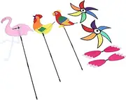 TOYANDONA 3pcs Cartoon Wind Spinners Pinwheels Decoration for Garden Party Outdoor Fun Adorable Windmill to Brighten Events Encourage