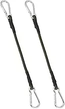 Mipcase 2Pcs Long Bungee Cords with Hooks Heavy Duty Elastic Tent Fixing Ropes for Luggage Binding Clothesline and Outdoor Camping Durable Elastic Cord for Versatile Use