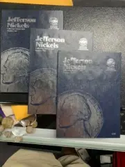 1938 - 2024 & BEYOND (3 FOLDER SET) JEFFERSON NICKEL FOLDERS -WHITMAN