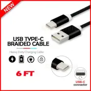 6FT USB Type-C Thick Charger Cable Cord for Amazon Fire HD 8 10th Gen (2020)