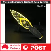 Valorant Champions 2023 Jett Kunai Lumines Acrylic Samurai Cosplay Katana Gift