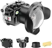 Seafrogs Underwater Housing for Sony Alpha ZV-E1 + WA005F 6 inch Dome Port Kit [40M/130FT] Waterproof Case Scuba Diving Housing for Sony ZV-E1+16-35mm F4,24-105mm F4