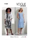 Vogue Sewing Pattern 1860 Misses 6-14 Pullover Dress & Fitted Top Marcy Tilton
