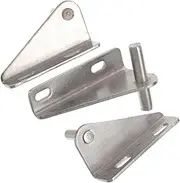 Cabilock 3pcs Stainless Steel Freezer Door Hinge Replacement Kit Fridge Accessories Fridge Door Hinge