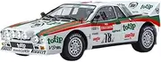 Scale Finished Model Car 1:18 for Lancia Delta 037 Rally #18 Simulation Alloy Racing Car Model Adult Collection Display Ornaments Miniature Replica Car