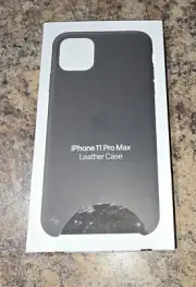 Apple Leather Case for iPhone 11 Pro Max - Black