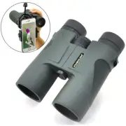 Visionking 10x42 Hunting Birding Roof Binoculars Telescope Green Phone Adapter