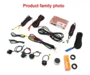 3D Panoramic Camera Car SVM Bird Eye Surround 4 View Camera Recording DVR System