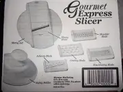 GOURMET EXPRESS SLICER/GRATER/SHREDDER/JULIENNE NIB