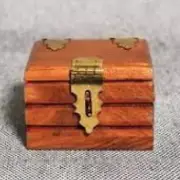 Lippencott Box Quarter Go Box (Teak) Make Rings/ Coins Vanish! Magic Trick