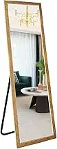 Full Length Mirror,Rectangular Free Standing Mirror,Hanging and Freestanding Floor Mirror,for Bedroom Entry Dressing Room(Color 3,50cm)