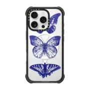 iPhone 16 Pro Ultra Impact Case MagSafe Compatible Butterfly Lithograph