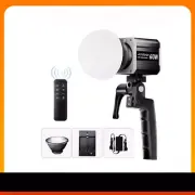 Tri-Color LED Video Light 60W Photography Light 2800K-6800K for Live Streaming