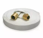 FM Approved 1FEL6 White Reel Fire Hose EPDM Liner 5 ELEM 2 1/2" x 50' BRAND NEW