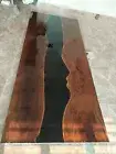 Live Edge Wood Table – Handmade Epoxy Resin River Table | Custom Resin Furniture