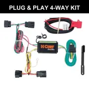 CURT 2011-2014 Dodge Avenger All Custom Wiring Harness, 4-Way Flat Output