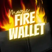 MAGICIAN FIRE WALLET | PRO VERSION MAN MADE LEATHER - Magic & Party Tricks