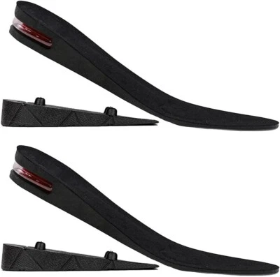 Height Increase Insoles 2 Layer 2 Heel Shoe Lift Kit with Air Cushion Taller