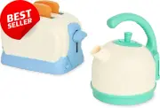 Breakfast Set Toy Kettle and Toaster for Kids 3+ with Interactive Elements